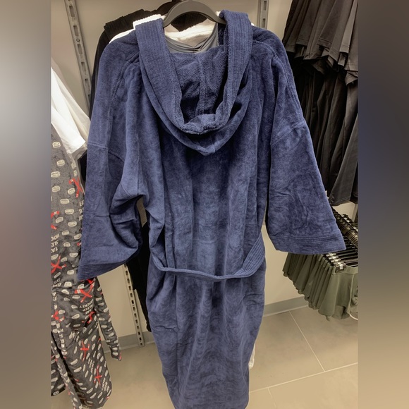 Majestic Terry Velour Bathroom Dress Blue - Picture 2 of 3